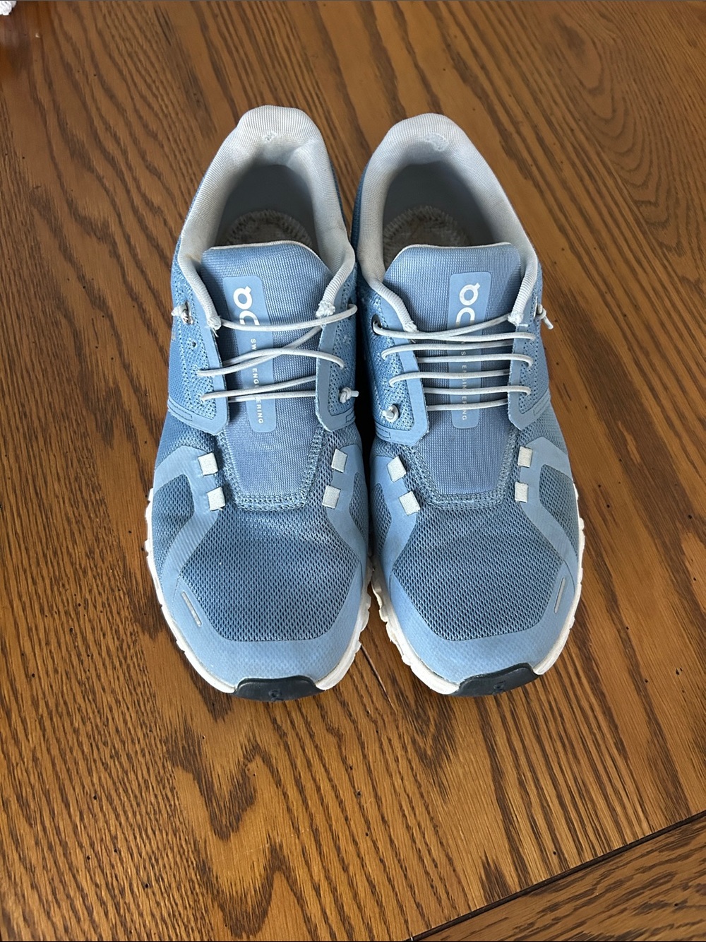 On Running Kids Sky Blue Lace-Up Sneakers
